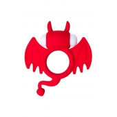 Красное эрекционное кольцо на пенис JOS COCKY DEVIL - JOS - в Барнауле купить с доставкой
