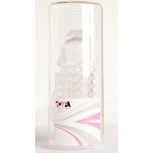 Гелевая прозрачная насадка с 2 отростками - 13 см. - Toyfa Basic - в Барнауле купить с доставкой