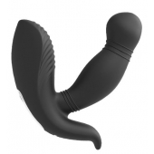 Черный вибромассажер простаты PROSTATE HERO - Dream Toys - в Барнауле купить с доставкой