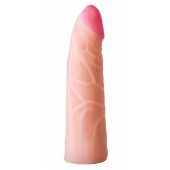 Фаллическая насадка на трусики харнесс - 17,5 см. - LOVETOY (А-Полимер) - купить с доставкой в Барнауле