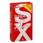 Утолщенные презервативы Sagami Xtreme Feel Long с точками - 10 шт. - Sagami - купить с доставкой в Барнауле