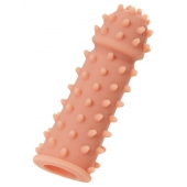 Телесная реалистичная насадка KOKOS Extreme Sleeve 03 с дополнительной стимуляцией - 12,7 см. - KOKOS - в Барнауле купить с доставкой