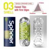 Мастурбатор SPINNER Shell - Tenga - в Барнауле купить с доставкой