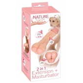 Телесная насадка-мастурбатор 2-in-1 Extension Masturbator - 21 см. - Orion - в Барнауле купить с доставкой