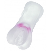 Прозрачный реалистичный мастурбатор Juicy Pussy Crystal Rose - ToyFa - в Барнауле купить с доставкой
