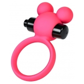 Розовое виброкольцо на пенис A-Toys - A-toys - в Барнауле купить с доставкой