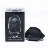 Черный инновационный мужской вибратор PULSE SOLO ESSENTIAL - Hot Octopuss - в Барнауле купить с доставкой