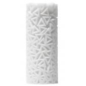 Белый 3D мастурбатор PILE - Tenga - в Барнауле купить с доставкой