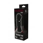 Черная веревка для шибари DELUXE BONDAGE ROPE - 5 м. - Dream Toys - купить с доставкой в Барнауле