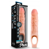 Телесный реалистичный фаллоудлинитель 9 Inch Silicone Cock Sheath Penis Extender - 22,86 см. - Blush Novelties - в Барнауле купить с доставкой