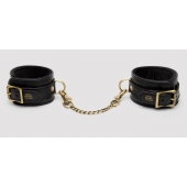 Черные оковы на ноги Bound to You Faux Leather Ankle Cuffs - Fifty Shades of Grey - купить с доставкой в Барнауле