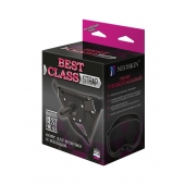 Черный пояс для насадок BEST CLASS STRAP - LOVETOY (А-Полимер) - купить с доставкой в Барнауле