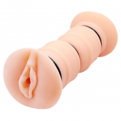 Телесный вибромастурбатор-вагина Michelle - Baile - в Барнауле купить с доставкой