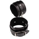 Черные оковы Classic Ankle Cuffs - Chisa - купить с доставкой в Барнауле