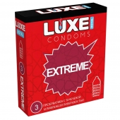 Текстурированные презервативы LUXE Royal Extreme - 3 шт. - Luxe - купить с доставкой в Барнауле