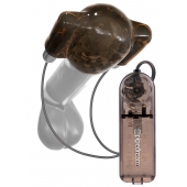 Дымчатый вибростимулятор головки пениса Dual Vibrating Head Teaser - Pipedream - в Барнауле купить с доставкой