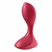 Красный вибромассажёр простаты Satisfyer Backdoor Lover - 14 см. - Satisfyer - в Барнауле купить с доставкой