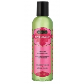 Массажное масло Naturals Strawberry Dreams с ароматом клубники - 59 мл. - Kama Sutra - купить с доставкой в Барнауле