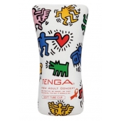 Мастурбатор-туба Keith Haring Soft Tube CUP - Tenga - в Барнауле купить с доставкой