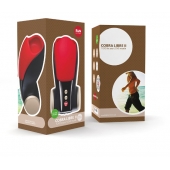 Чёрно-красный вибромастурбатор Cobra Libre 2 - Fun Factory - в Барнауле купить с доставкой