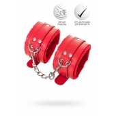 Красные оковы Anonymo из искусственной кожи - ToyFa - купить с доставкой в Барнауле