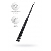 Черный флоггер Anonymo - 64 см. - ToyFa - купить с доставкой в Барнауле Черный флоггер Anonymo - 64 см. - ToyFa - купить с доставкой в Барнауле