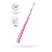 Розовый флоггер Anonymo - 64 см. - ToyFa - купить с доставкой в Барнауле Розовый флоггер Anonymo - 64 см. - ToyFa - купить с доставкой в Барнауле