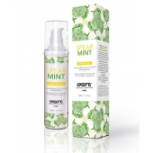 Разогревающее массажное масло Gourmet Spearmint Organic с органическими ингредиентами - 50 мл. - Exsens - купить с доставкой в Барнауле