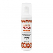 Разогревающее массажное масло Gourmet White Peach Organic с органическими ингредиентами - 50 мл. - Exsens - купить с доставкой в Барнауле