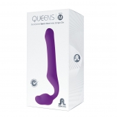 Лиловый безремневой страпон Queens M - Adrien Lastic - купить с доставкой в Барнауле