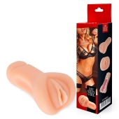 Телесный реалистичный мастурбатор в виде вагины - Bior toys - в Барнауле купить с доставкой
