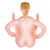 Надувная секс-кукла с реалистичной головой и поднятыми ножками - ToyFa - в Барнауле купить с доставкой