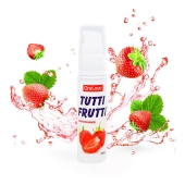 Гель-смазка Tutti-frutti с земляничным вкусом - 30 гр. - Биоритм - купить с доставкой в Барнауле