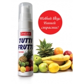Гель-смазка Tutti-frutti со вкусом тропических фруктов - 30 гр. - Биоритм - купить с доставкой в Барнауле