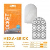 Карманный мастурбатор HEXA-BRICK - Tenga - в Барнауле купить с доставкой