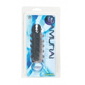 Дымчатая стимулирующая насадка с закрытой головкой SAMURAI PENIS SLEEVE BLACK - 14,5 см. - NMC - в Барнауле купить с доставкой