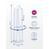 Презервативы MY.SIZE размер 64 - 10 шт. - My.Size - купить с доставкой в Барнауле