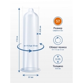 Презервативы MY.SIZE размер 57 - 3 шт. - My.Size - купить с доставкой в Барнауле