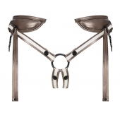 Бронзовый пояс для насадок Desirous Harness - Strap-on-me - купить с доставкой в Барнауле
