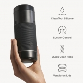 Черный мастурбатор с контролем всасывания Arcwave Pow Stroker - Arcwave - в Барнауле купить с доставкой