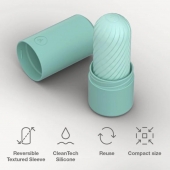Мятный двусторонний мастурбатор Arcwave Ghost Pocket Stroker - Arcwave - в Барнауле купить с доставкой