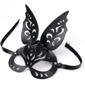 Черная ажурная маска  Зайка  с ушками - Crazy Handmade - купить с доставкой в Барнауле