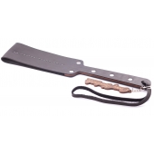 Гладкий мягкий удлиненный пэддл с заклепками - 32 см. - Crazy Handmade - купить с доставкой в Барнауле Гладкий мягкий удлиненный пэддл с заклепками - 32 см. - Crazy Handmade - купить с доставкой в Барнауле