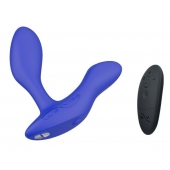 Синий анальный вибратор We-Vibe Vector+ - We-vibe - в Барнауле купить с доставкой