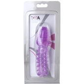 Фиолетовая насадка, удлиняющая половой член - 13,5 см. - Toyfa Basic - в Барнауле купить с доставкой