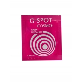 Стимулирующий интимный крем для женщин Cosmo G-spot - 2 гр. - Биоритм - купить с доставкой в Барнауле