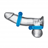 Комплект из двух колец для пениса 2-Pack Ultra-Stretch Stamina Endurance Ring - BlueLine - в Барнауле купить с доставкой