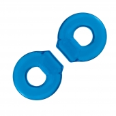 Комплект из двух колец для пениса 2-Pack Ultra-Stretch Stamina Endurance Ring - BlueLine - в Барнауле купить с доставкой
