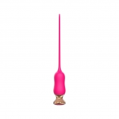 Розовый тонкий стимулятор Nipple Vibrator - 23 см. - I-MOON - купить с доставкой в Барнауле