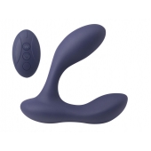 Синий массажер простаты с двумя моторами P-Bliss - Lola Games - в Барнауле купить с доставкой